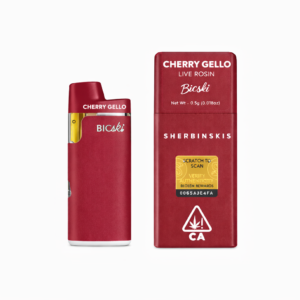 Sherbinskis Live Rosin Cherry Gello 0.5g
