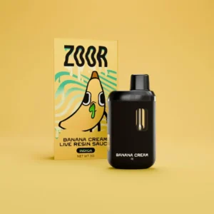 Zoor 3 Gram Disposable Vape Banana Cream