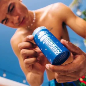 Mr Mushies Mushroom Gummies Blue Slushie