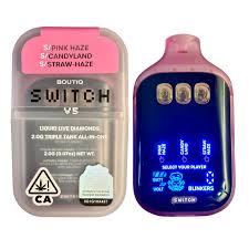 Boutiq Switch V5 Triple Tank 2G Disposable Pink Haze (Sativa)