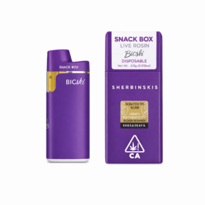 Sherbinskis Live Rosin Vape Snack Box 0.5g