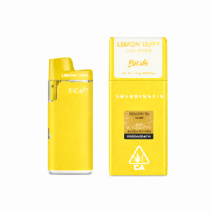 Sherbinskis Live Rosin Vape Lemon Taffy 0.5g