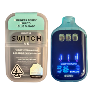 Boutiq Switch V5 Triple Tank 2G Disposable Blinker Berry (Indica)