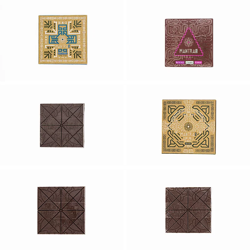 MANTRA - SHROOMS ORGANIC CHOCOLATE BARS - 3.5G PER BAR (16 PIECES PER BAR - 4 PIECES PER SERVING - 4 SERVINGS PER BAR)