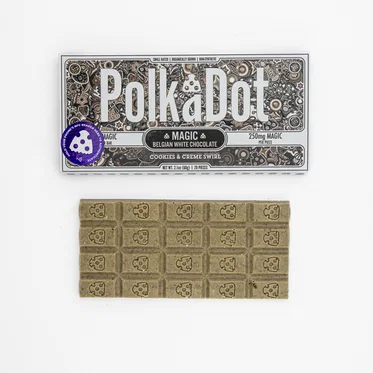 POLKA DOT - SHROOMS BELGIAN CHOCOLATE - 5G ( 250MG PER PIECE - 20 PIECES PER BAR)