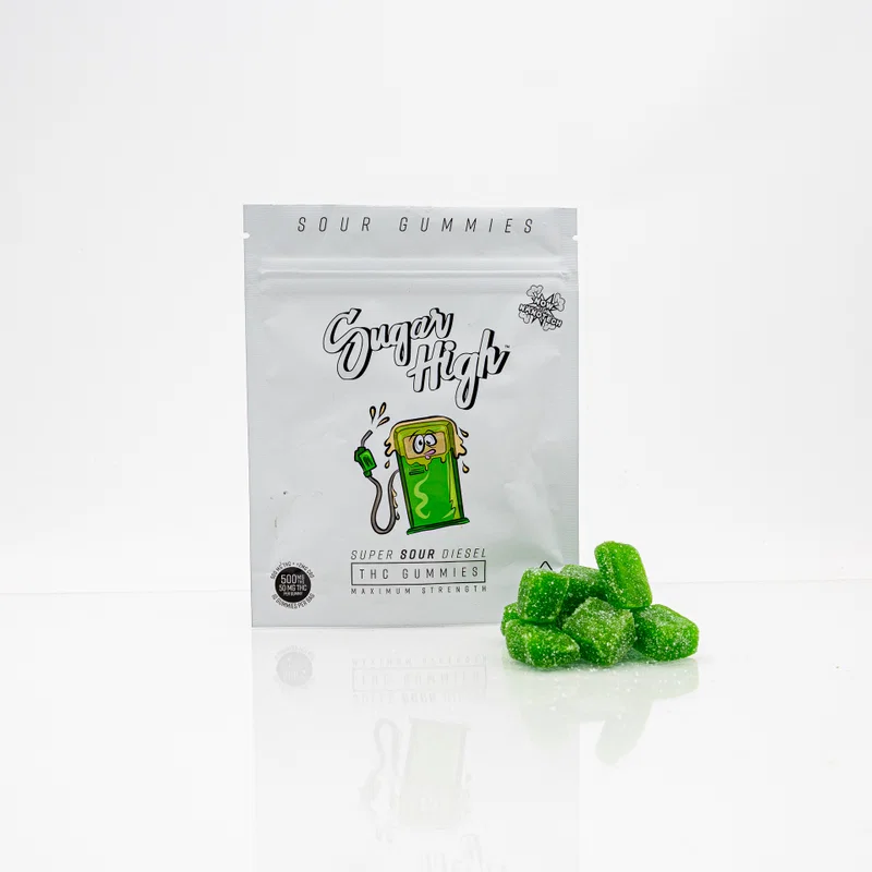SUGAR HIGH - GUMMIES - W/ NANOTECHNOLOGY - MAXIMUM STRENGTH - 500MG THC + 2MG OF CBD PER PIECE (10 PIECES - 50MG PER PIECE) - Image 10