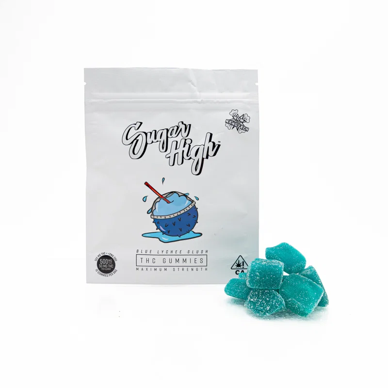 SUGAR HIGH - GUMMIES - W/ NANOTECHNOLOGY - MAXIMUM STRENGTH - 500MG THC + 2MG OF CBD PER PIECE (10 PIECES - 50MG PER PIECE) - Image 3